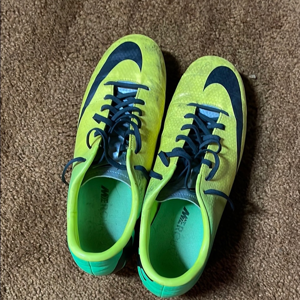 Nike Neon Green Soccer Cleats